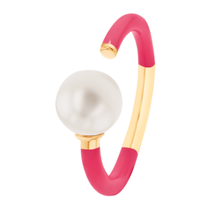 Kiku Glow Neon Freshwater Pearl Ring