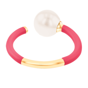 Kiku Glow Neon Freshwater Pearl Ring