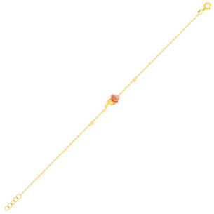 LaNature Rose 18k Yellow and Rose Gold Bracelet