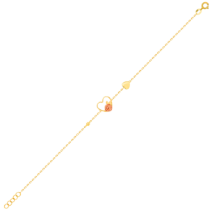 LaNature Rose 18k Yellow and Rose Gold Bracelet