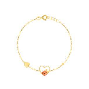 LaNature Rose 18k Yellow and Rose Gold Bracelet