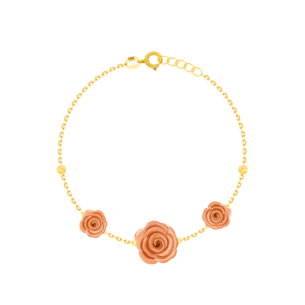 LaNature Rose 18k Yellow and Rose Gold Bracelet