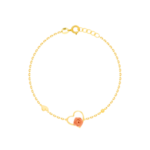 LaNature Rose 18k Yellow and Rose Gold Bracelet