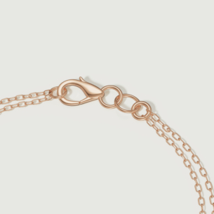 Links 18k Rose Gold Diamond Bracelet