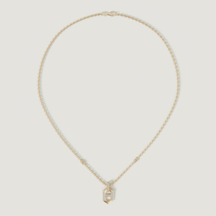Links DD Iconica 18k Rose Gold Diamond Necklace