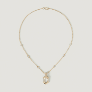 Links 18K Yellow Gold Necklace With Diamonds