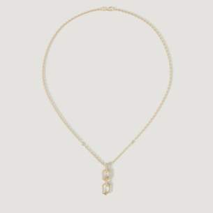 Links 18k Yellow Gold Diamond Necklace