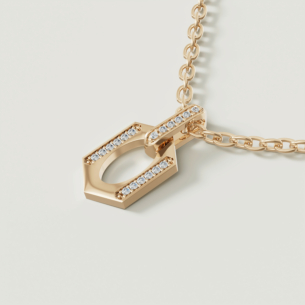 Links 18k Yellow Gold Diamond Necklace