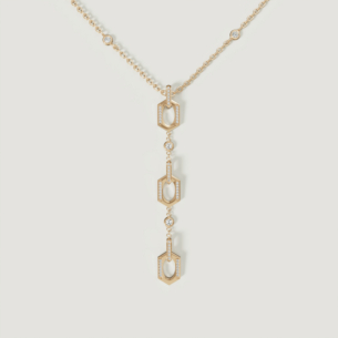 Links 18k Yellow Gold Diamond Necklace