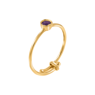 Children's Jewellery Ara Amethyst February Birthstone Ring        