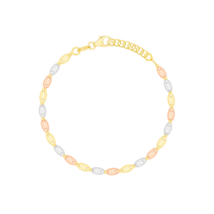 Prisma Oval Bracelet in 18K Gold