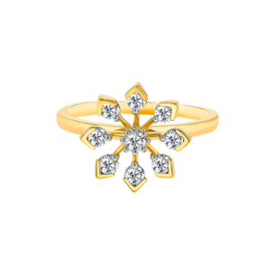 Nakshatra Diamond Ring in 18K Gold