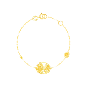 Paradise Light Weight Bracelet In 18K Yellow Gold