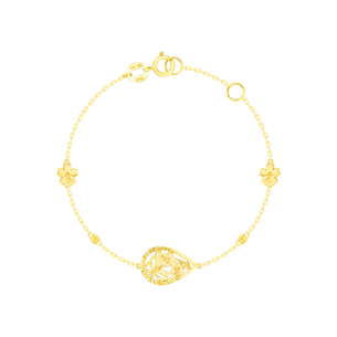 Paradise Light Weight Bracelet In 18K Yellow Gold