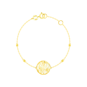 Paradise Light Weight Bracelet In 18K Yellow Gold