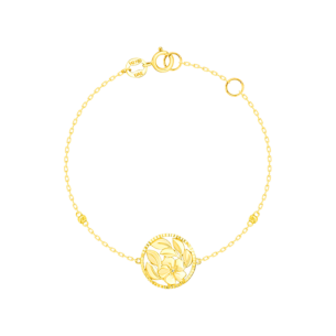 Paradise Light Weight Bracelet In 18K Yellow Gold