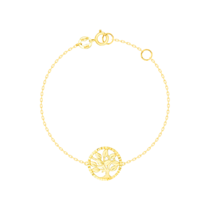 Paradise Light Weight Bracelet In 18K Yellow Gold