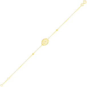 Paradise Light Weight Bracelet In 18K Yellow Gold