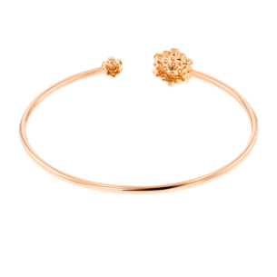 Pyramid Open Bangle 18K Rose Gold 