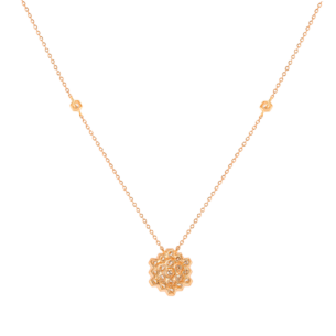 Pyramid Necklace 18K Rose Gold 