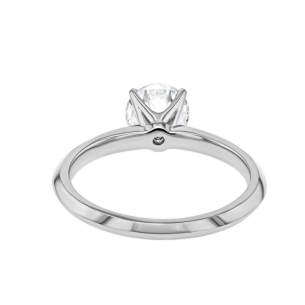 Gaia Solitaire 1 Carat Engagement Diamond Ring 18K White Gold 