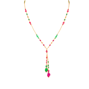 Rangoli Twist 22k Yellow Gold Gleam of Joy Necklace