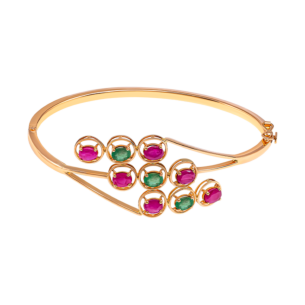 Rangoli Bangle in 22K Gold