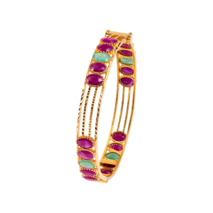 Rangoli Bangle in 22K Gold