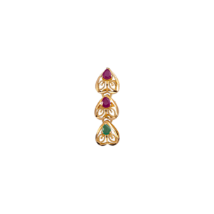 Rangoli Necklace & Earring in 22K Gold