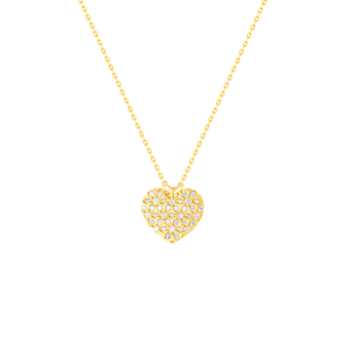 Damas Valentine's Day Collection Necklace In 18K Yellow Gold Featuring Diamonds