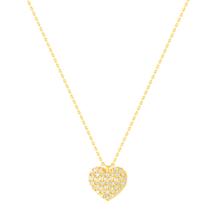 Damas Valentine's Day Collection Necklace In 18K Yellow Gold Featuring Diamonds