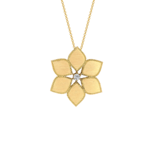 Stella D'Oro 18K Yellow Gold Diamond Necklace