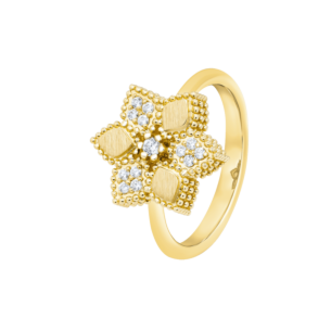 Stella D'Oro 18K Yellow Gold Diamond Ring