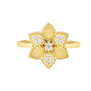 Stella D'Oro 18K Yellow Gold Diamond Ring