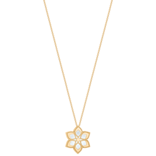 Stella D'Oro 18K Rose Gold Diamond And Mother Of Pearl Necklace