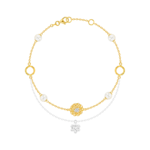 Kiku Trendy Freshwater Pearl Anklet