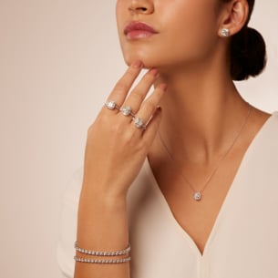Gaia Revelation 18k White Gold Diamond Ring