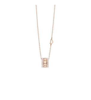 Damiani Belle Epoque Reel Necklace In 18K Rose Gold