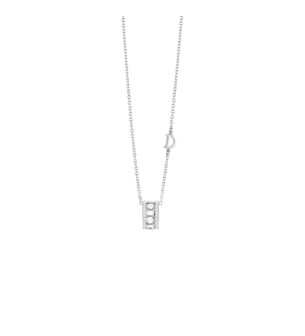 Damiani Belle Epoque Reel Necklace In 18K White Gold