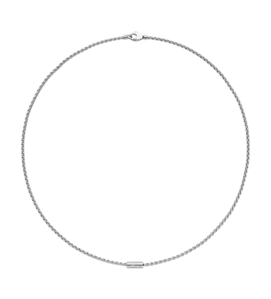 FOPE  SOLO NECKLACE WITH A WHITE DIAMOND