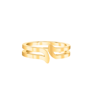 Alif Yellow Gold Ring