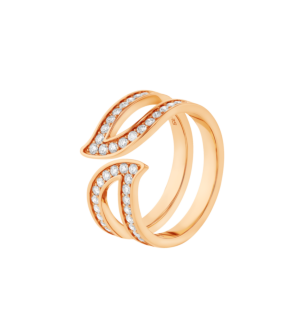 ALIF ETERNAL DIAMOND RING IN 18K ROSE GOLD 