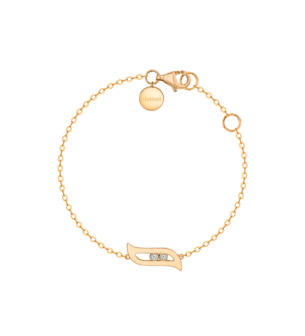 Alif Brilliance 18k Rose Gold and Diamond Bracelet