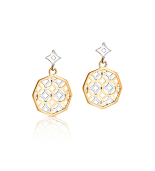 Al Qasr Earrings in 18k Gold