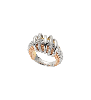 Fope Solo Mialuce Ring with diamonds