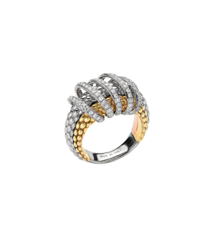 Fope Solo Mialuce Ring with diamonds