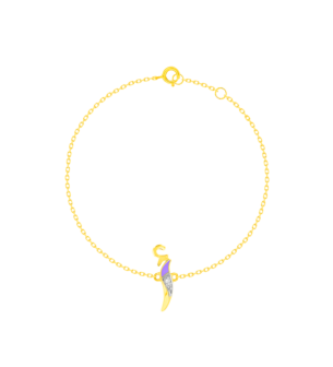 Children's Jewellery Ara Alif Arabic Initials bracelet in 18K yellow gold 