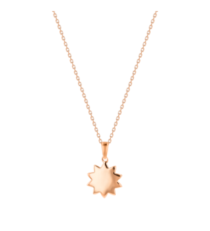 Children's Jewellery Ara Diamond Rose Gold Sunshine Necklace