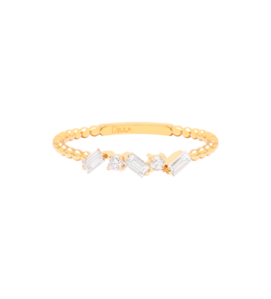 Diamond Multi baguette Ring in 18K Gold