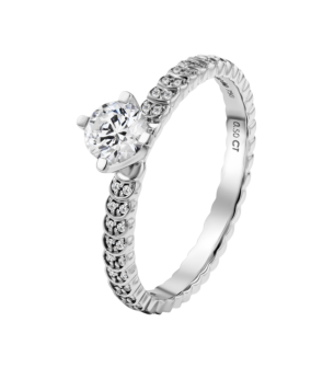 Damas Engagement Full Eternity Diamond Ring 0.50 Carat 